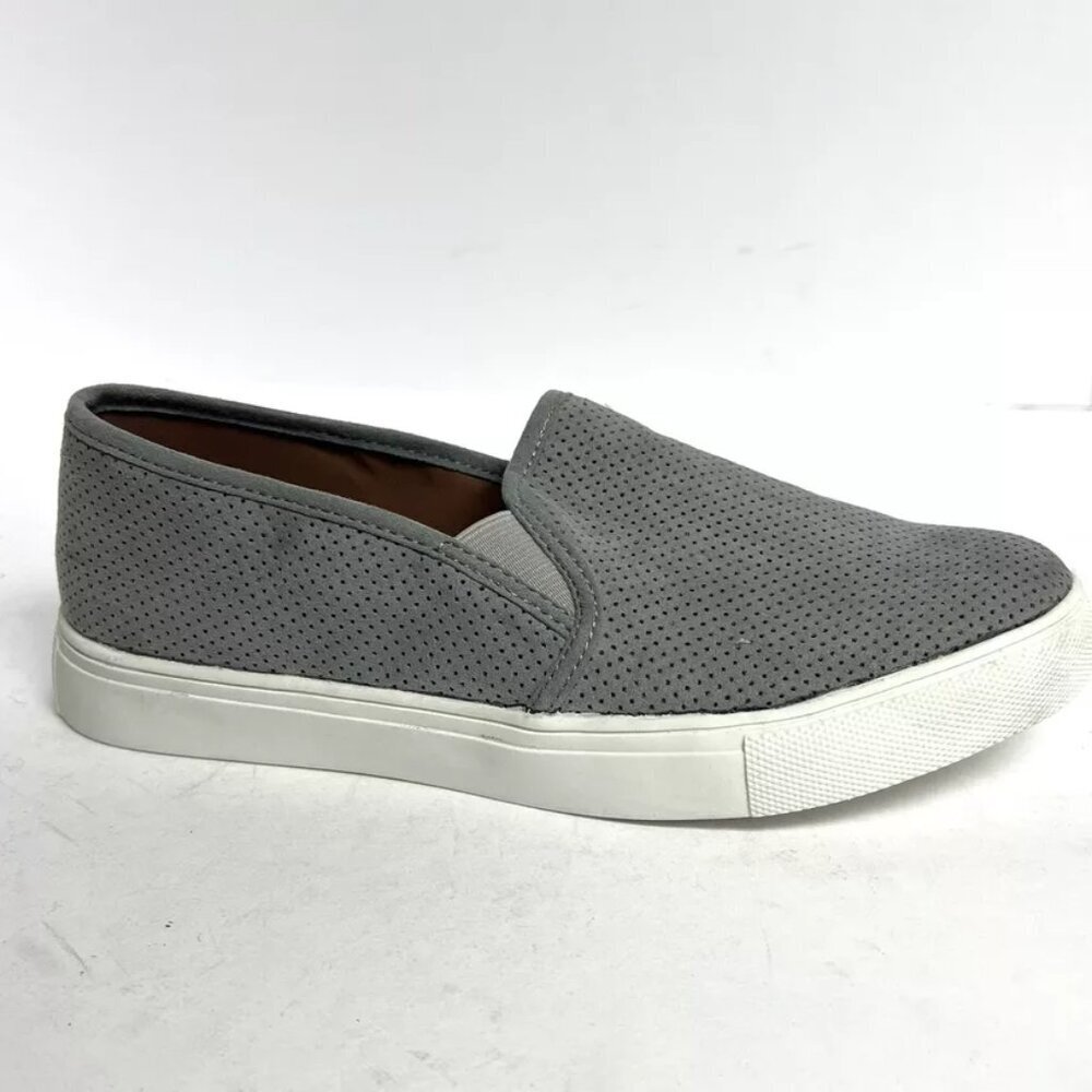Steve Madden Womens Zarayy Slip On Gray 7.5 M